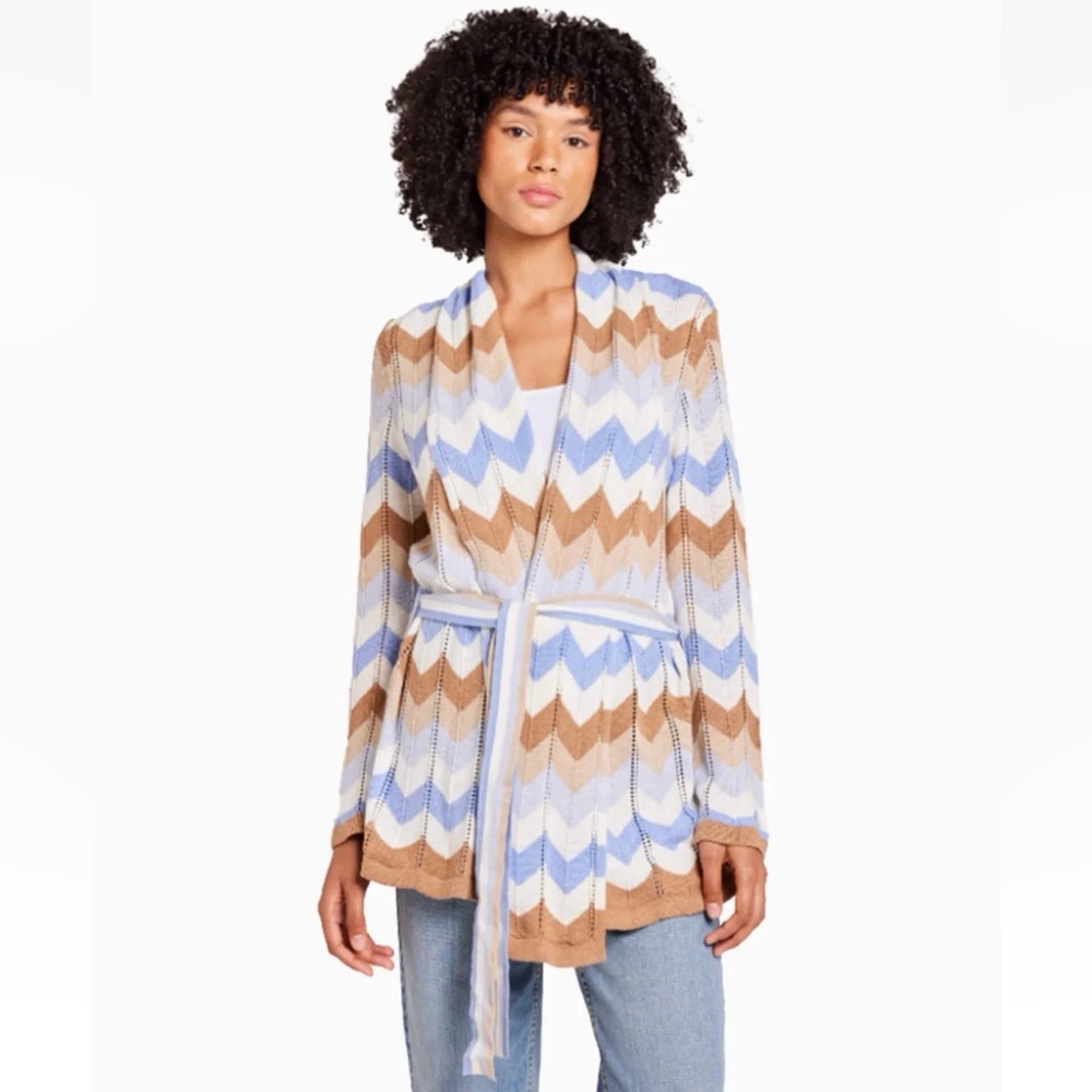Rags Brodie Chevron Wrap Cardigan